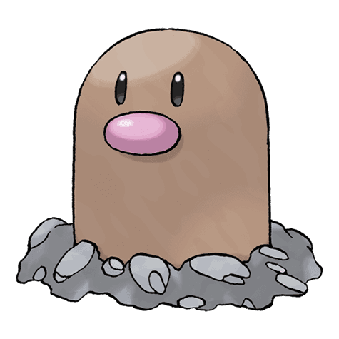 diglett A diglett image.