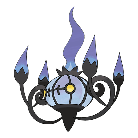 chandelure A chandelure image.